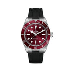 Black Bay 58 39mm - Burgundy on Rubber Strap